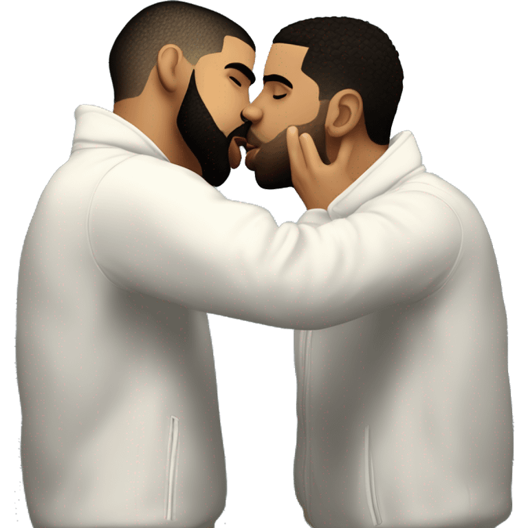 drake kissing drake kissing drake kissing drake emoji