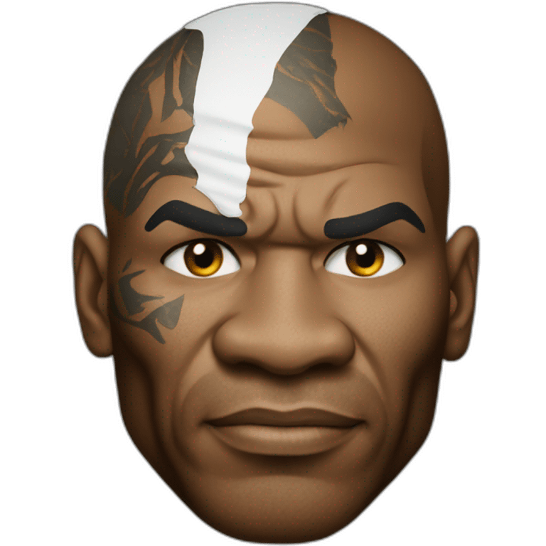 Mike tyson avec un shat emoji