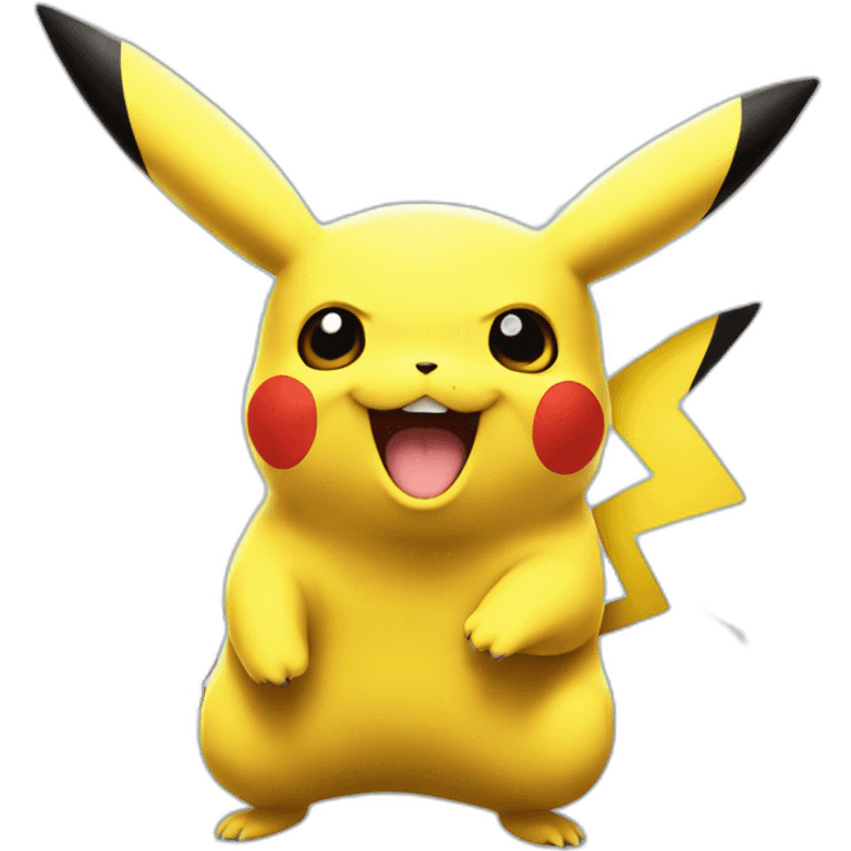 Pikachu thunderbolt emoji