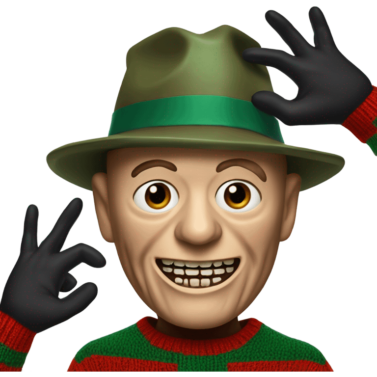 freddy kruger  emoji