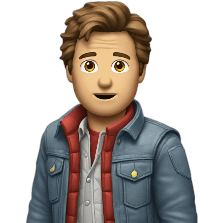 Marty mcfly  emoji