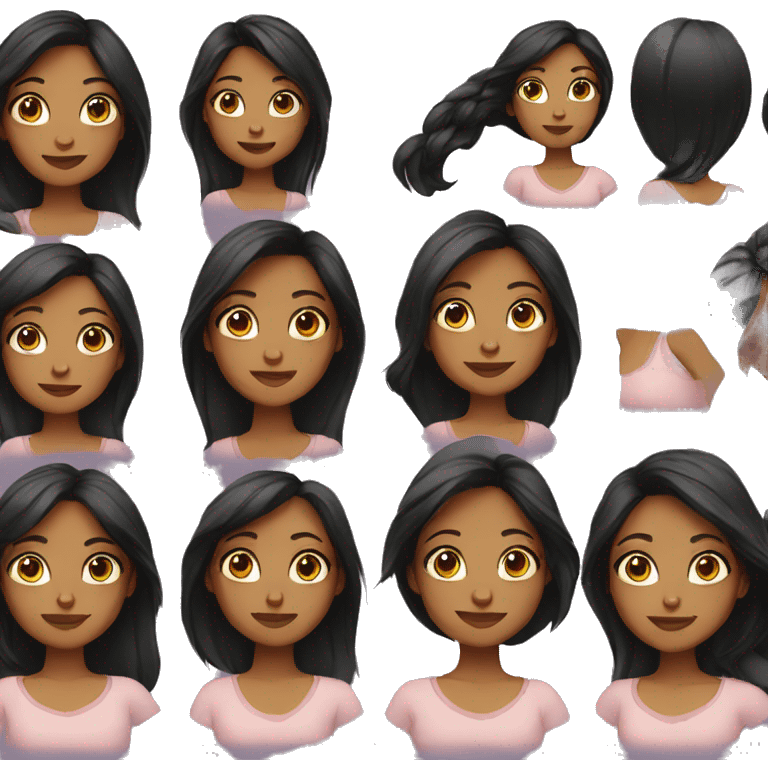 Cartoon girls  emoji