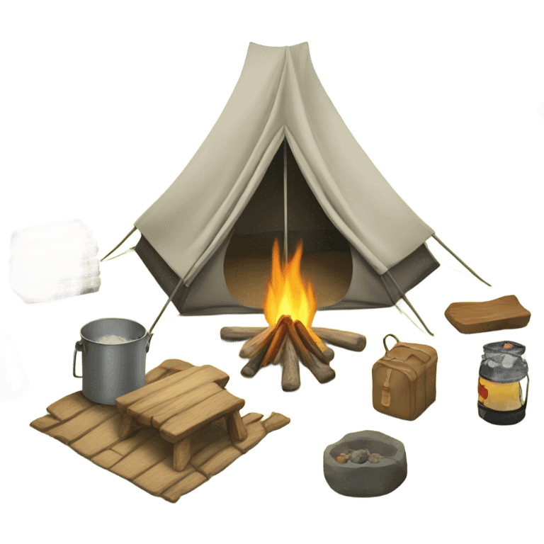 camp site emoji