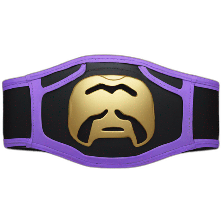 Wrestling belt emoji