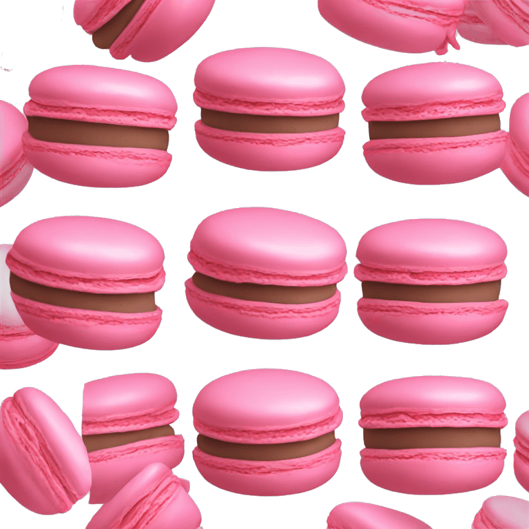 Pink macarons  emoji