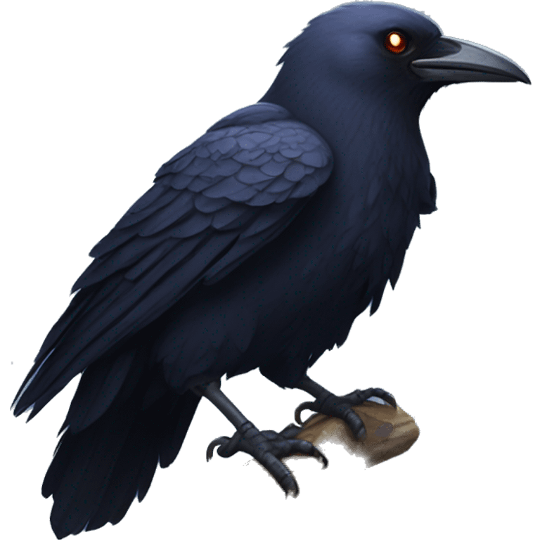 moon raven emoji