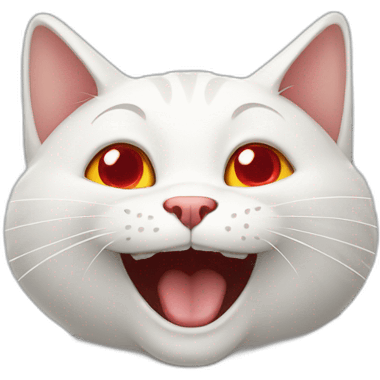 white-cat-with-red-eyes-laughing emoji