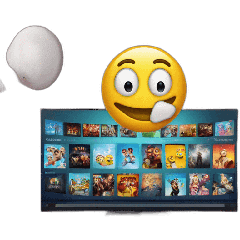 free subscription to online cinema on smart TV emoji