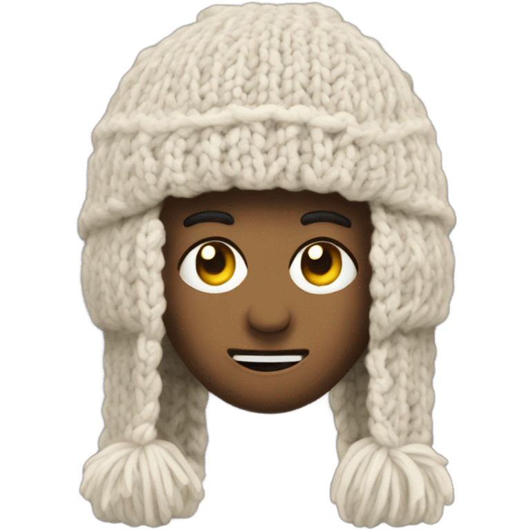 Knitted Earflaps emoji