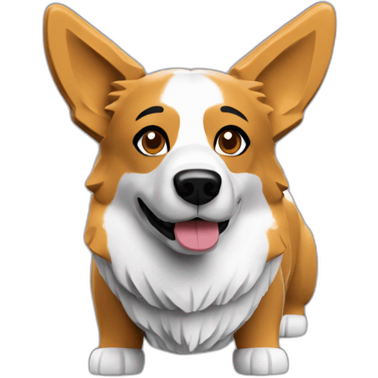 lego long corgi emoji