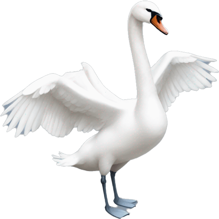 White swan emoji