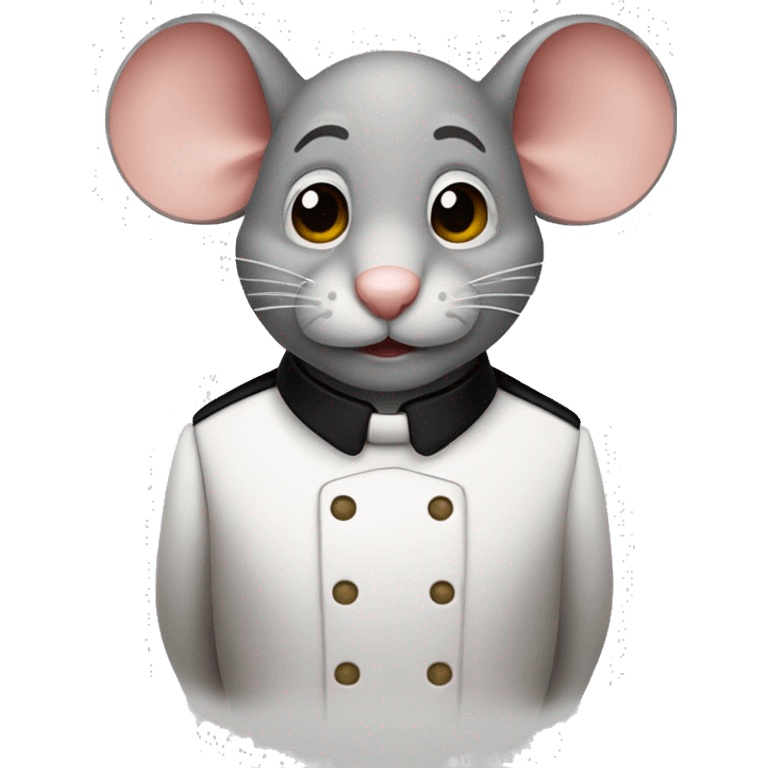 Mouse that works as a waiter emoji