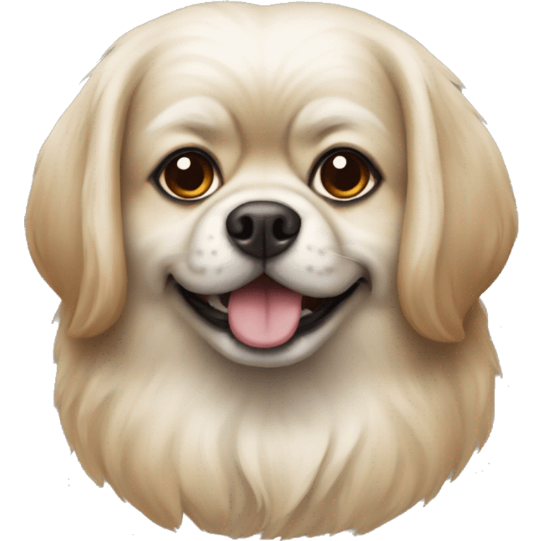 Dog pekines  emoji