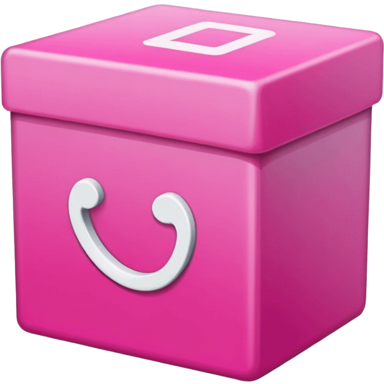 pink check box emoji