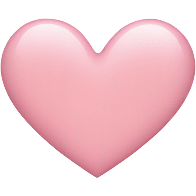 Light pink heart  emoji