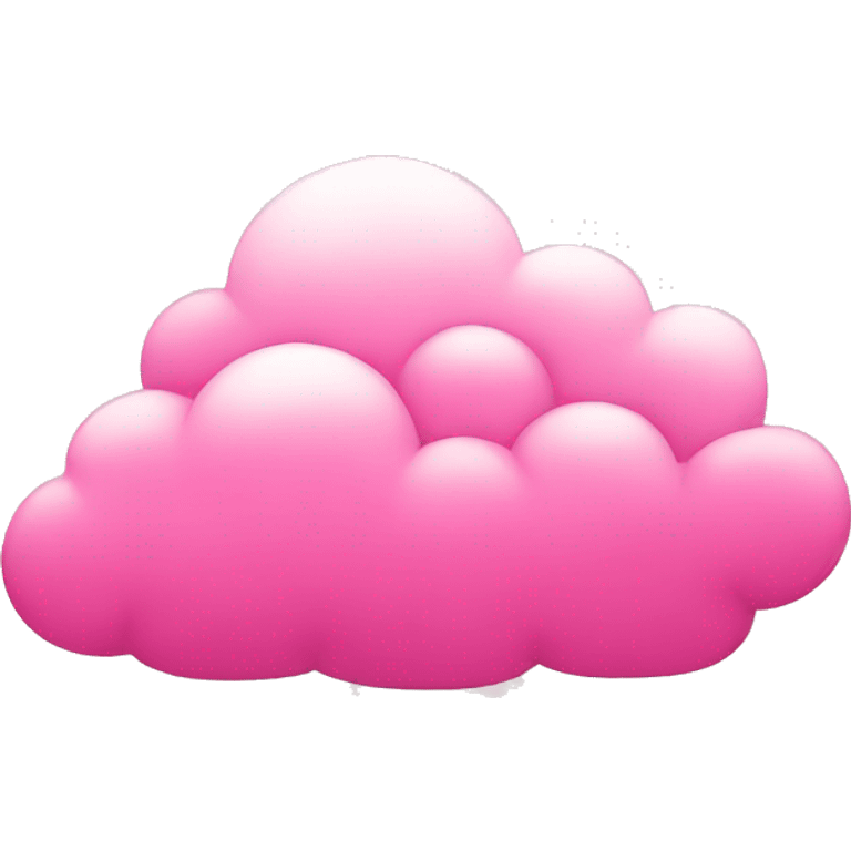 pink cloud iphone emoji