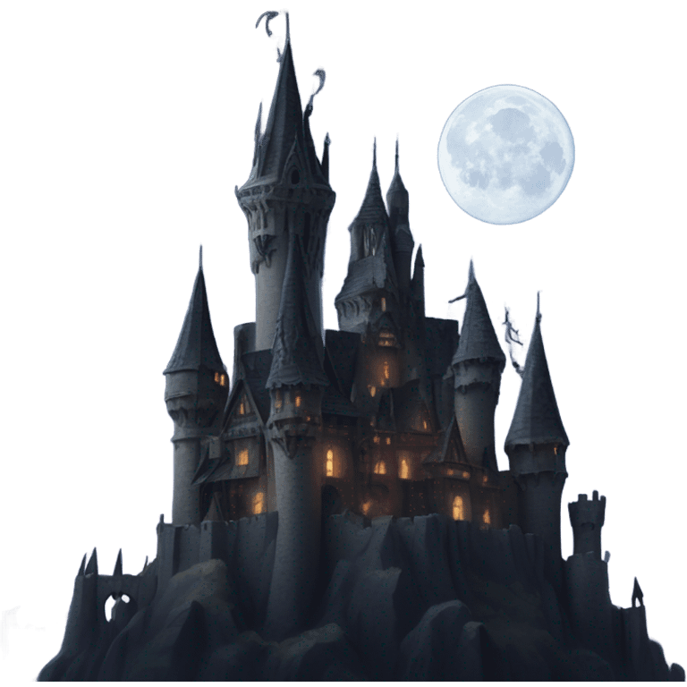 Vampire castle emoji