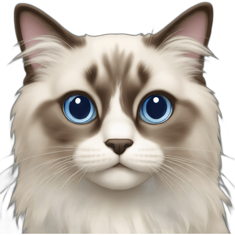 ragdoll cat  emoji