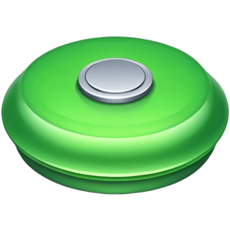 Green button emoji