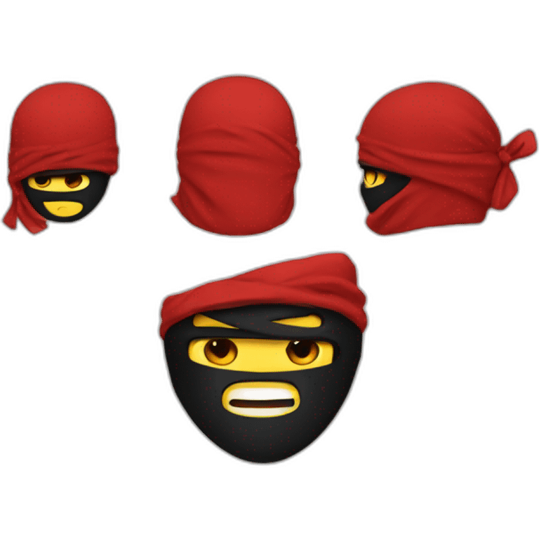 Ninja red emoji