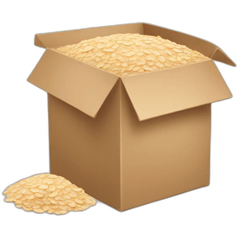 Box of oatmeal emoji