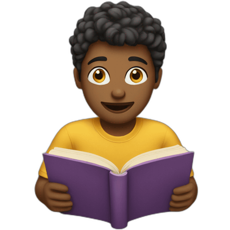 Human read a book emoji