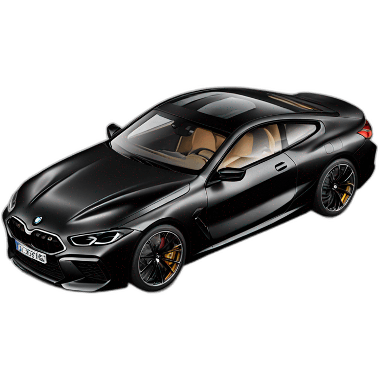 Bmw m8 competition noir emoji