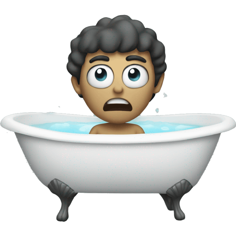 Evil bathtub emoji