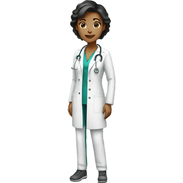 Female doctor full body emoji