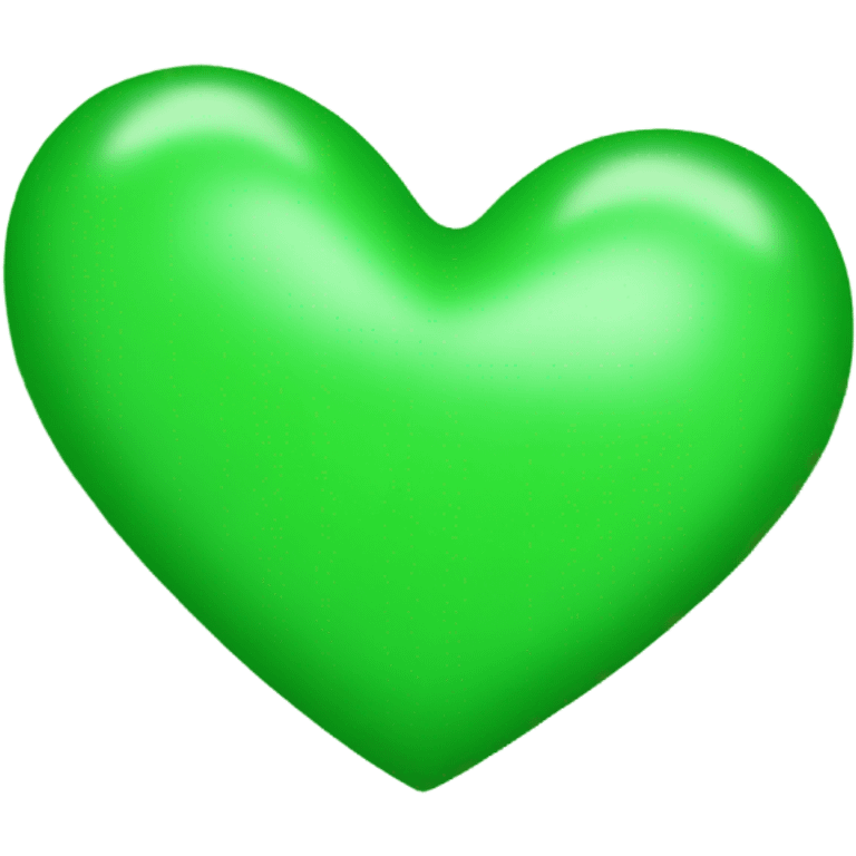 Green heart  emoji