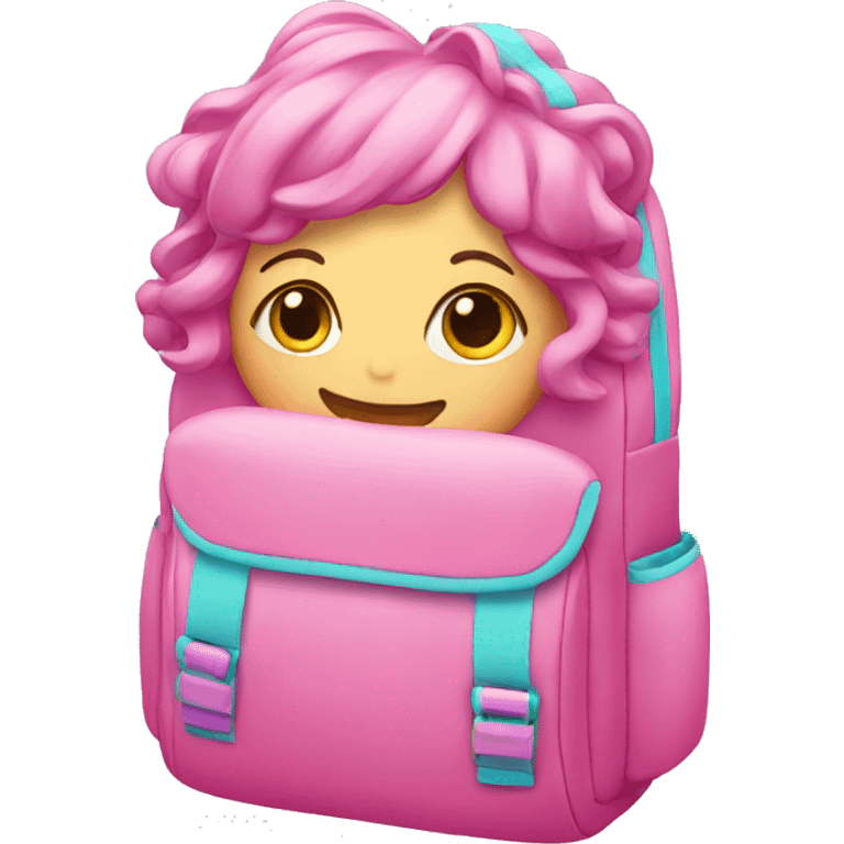 Girly backpack emoji