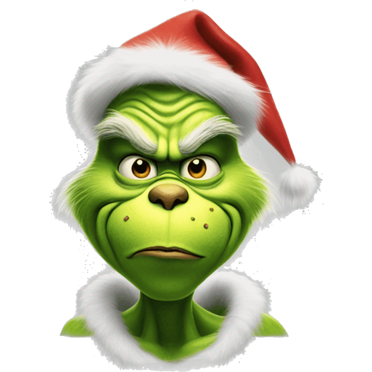 The grinch emoji