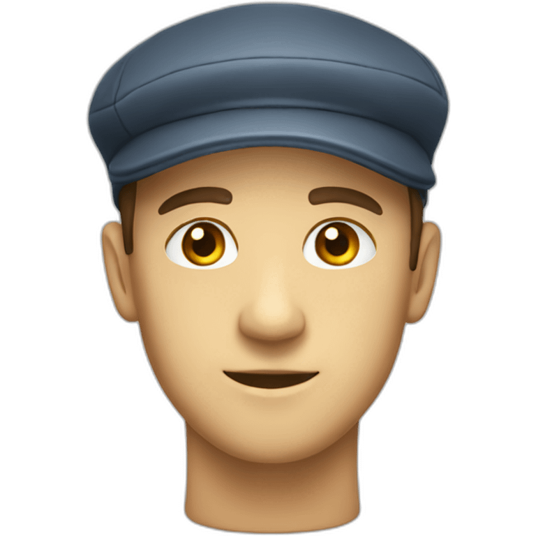 flat cap emoji