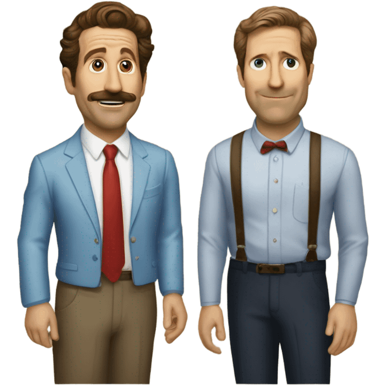 paul f tompkins and scott aukerman emoji