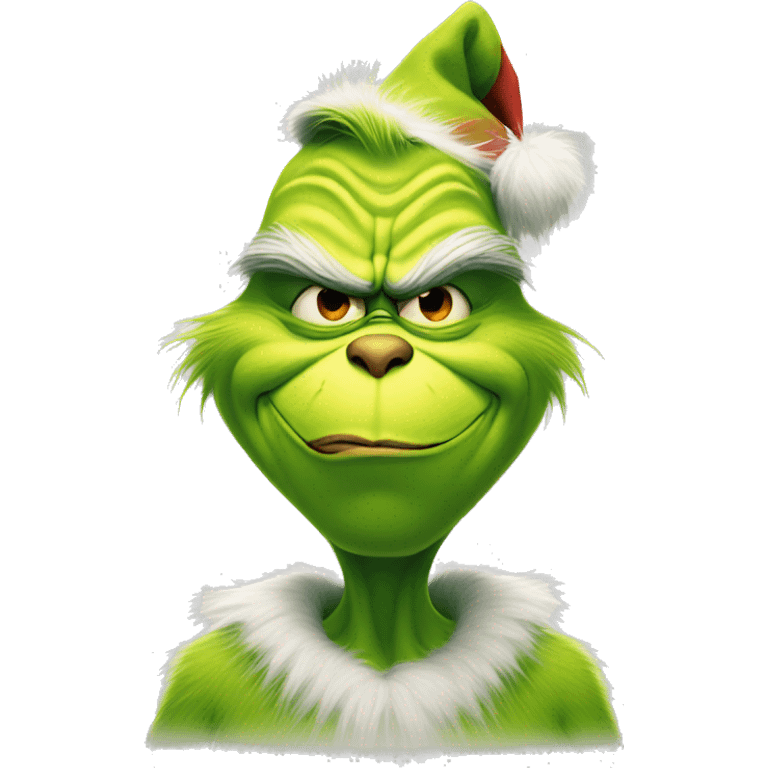 the grinch (christmas) emoji