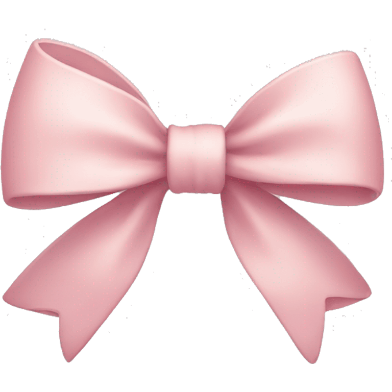 light pink bow with flowers around it emoji