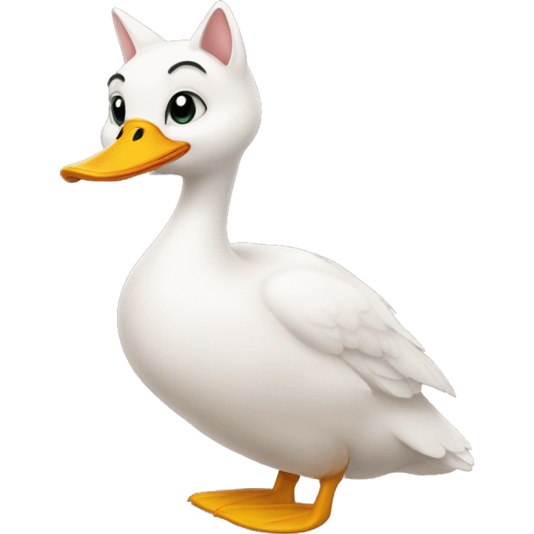 Cat duck emoji