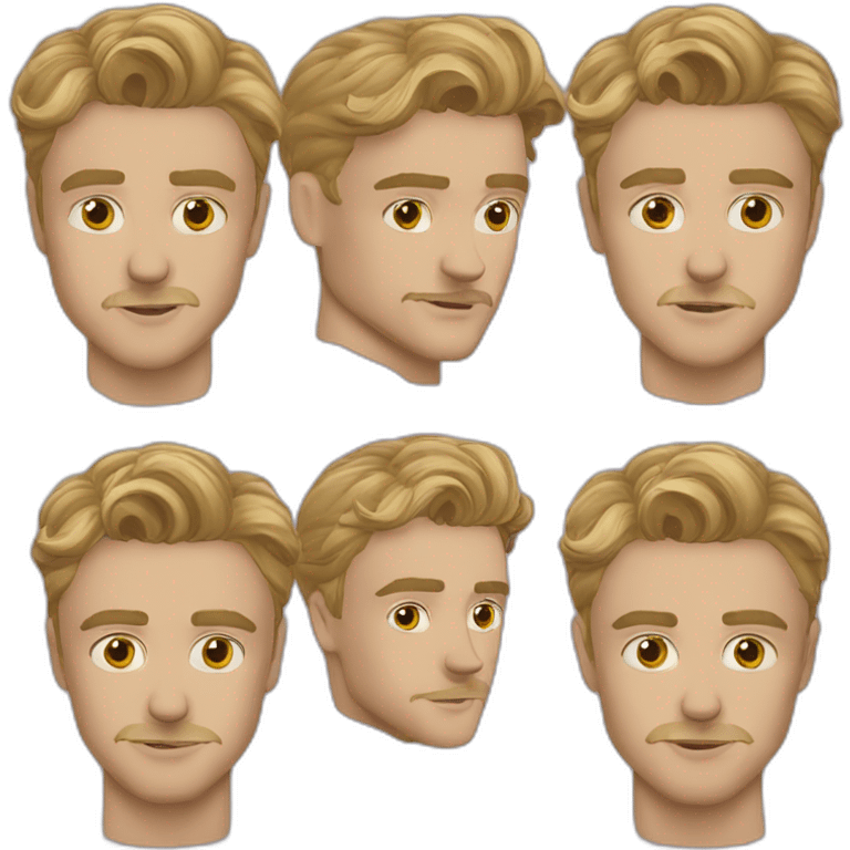 Boyd Holbrook as a prince emoji