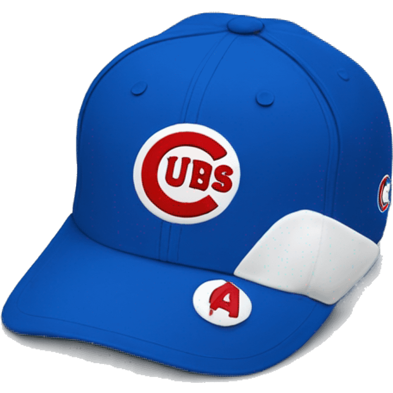 Chicago cubs baseball cap with just a “C” emoji