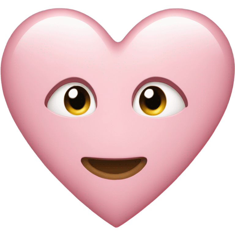 light pink heart emoji