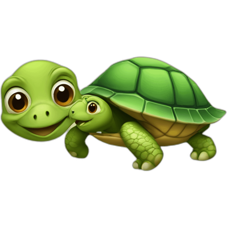 turtle plus one emoji