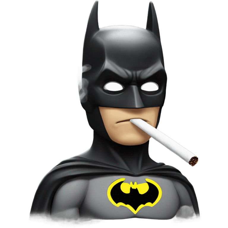 Batman smoking emoji