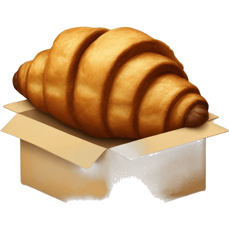 Chocolate Croissant emoji