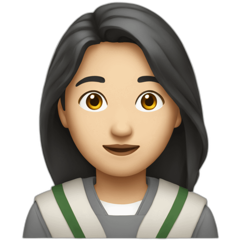 Catholic Asian Berkeley student emoji