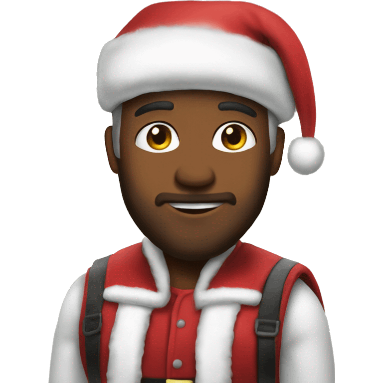 Me dressed as Santa  emoji