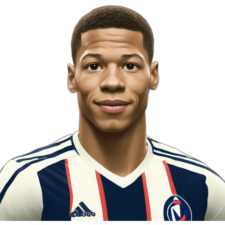 Mbappé in style of sorolla emoji