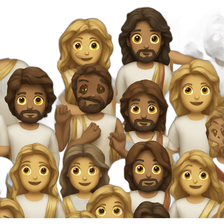 jesus and his friends emoji