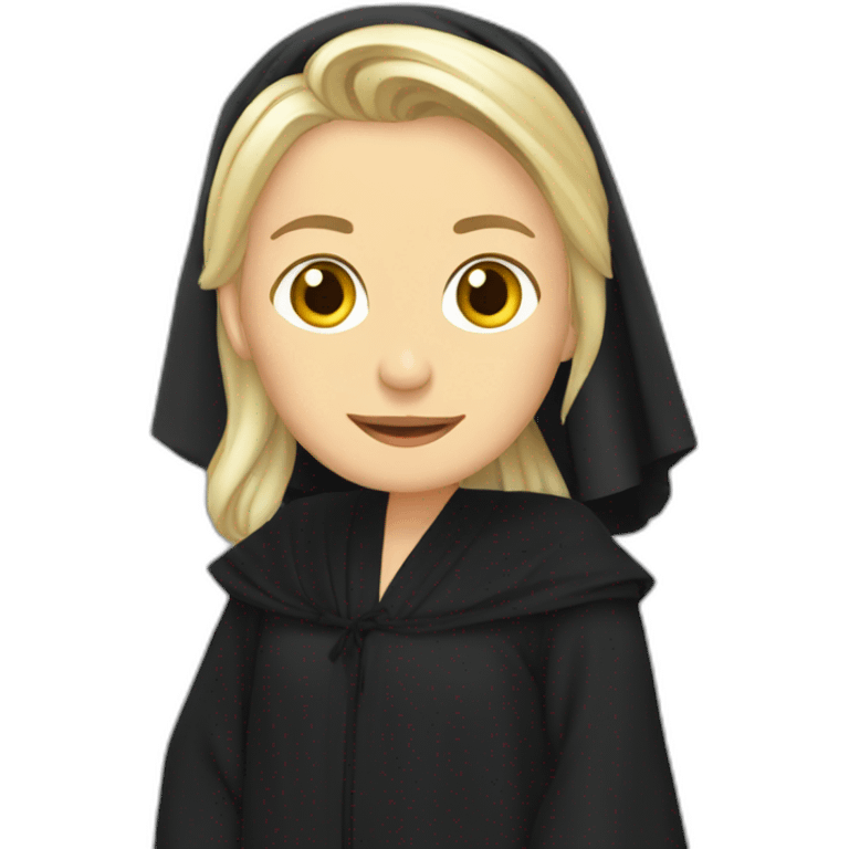 Marine lepen en abaya emoji