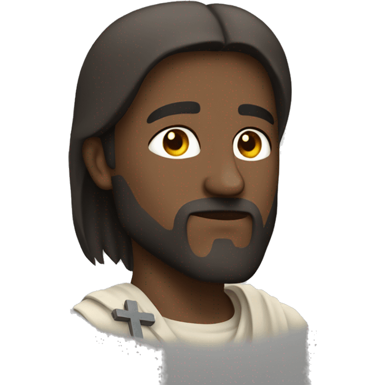 Yisus with a cross on his shoulder     emoji