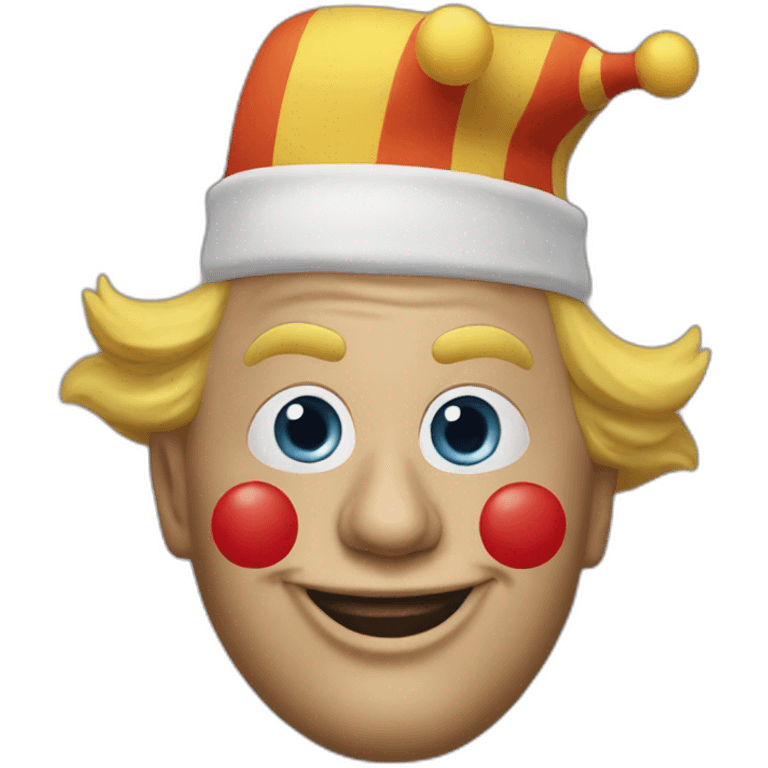 donald trump clown costume emoji